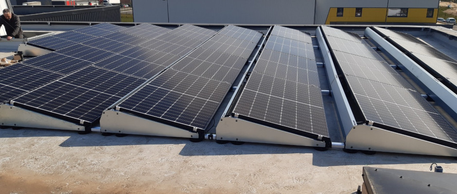 Installation et mise en service 2ème tranche de panneaux photovoltaïques